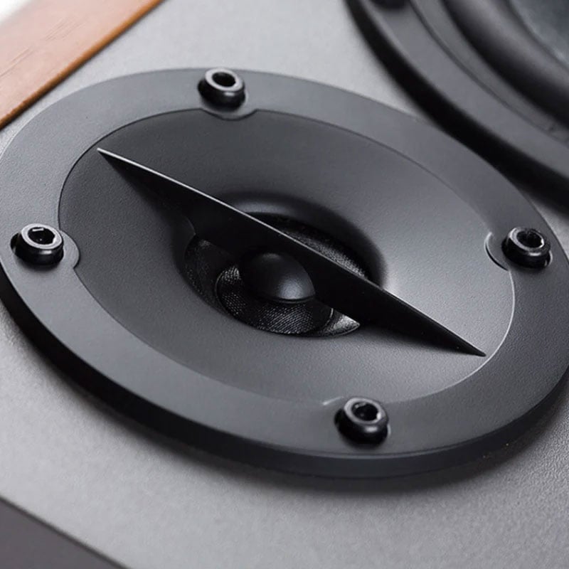 Edifier Wood Grain Powered Bookshelf Speakers (Pair) - R1280T - image 6