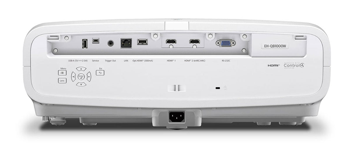 Epson QB1000 Laser Projector 4K HDR 3LCD in White - V11HB23020 - image 2