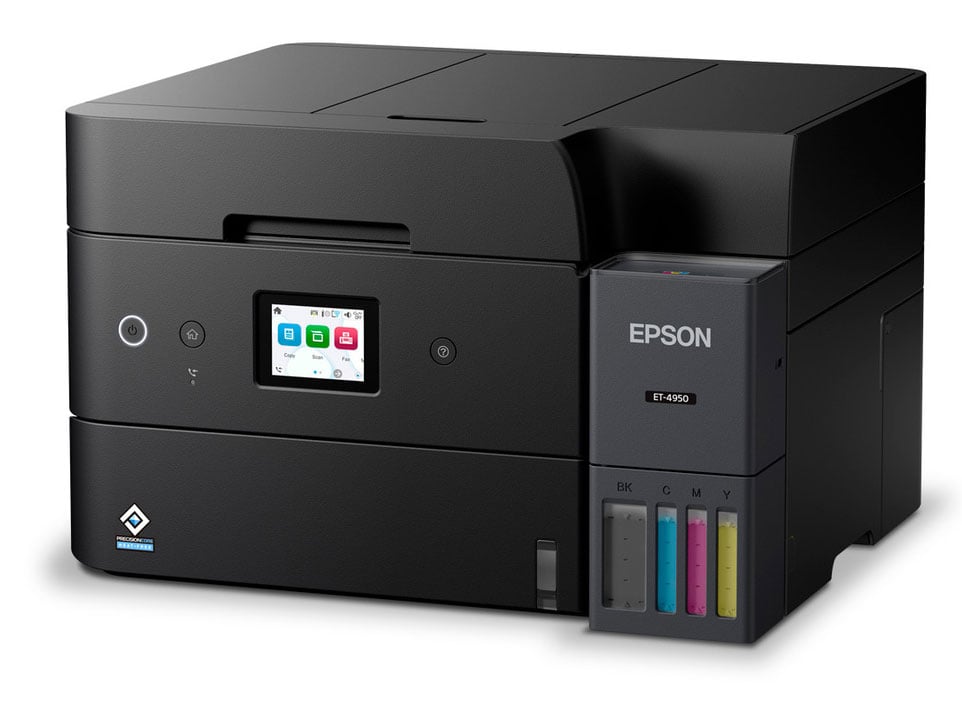Epson EcoTank ET-4950 Wireless All-in-One Color Supertank Printer in Black - C11CL40201 - image 5