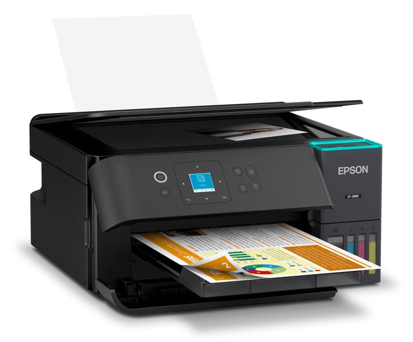 Epson EcoTank ET-2980 Wireless All-in-One Color Supertank Printer in Black - C11CL41201 - image 2