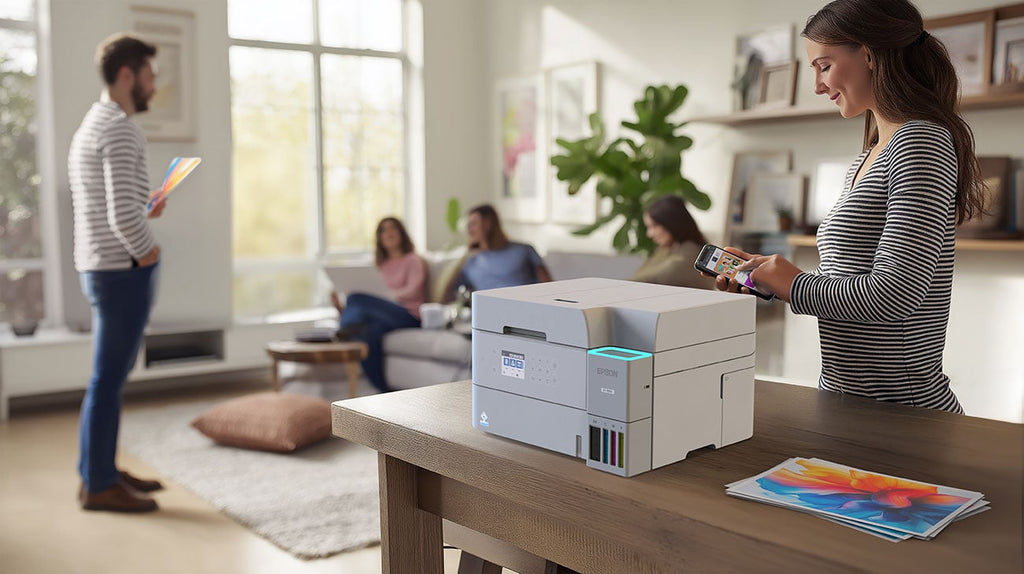 Epson EcoTank ET-3950 Wireless All-in-One Color Supertank Printer in White - C11CL43201 - image 6
