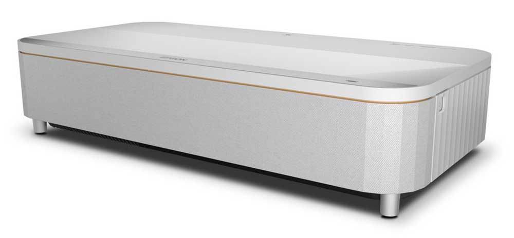 Epson QS100 4K PRO-UHD HDR 3LCD Ultra Short Throw Laser Projector in White - V11HB49020 - image 3
