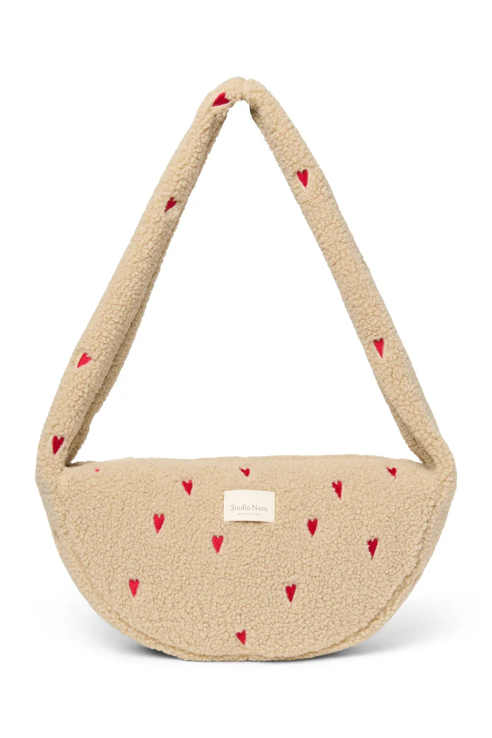 Brown Hearts Teddy Mini Cross Body Bag