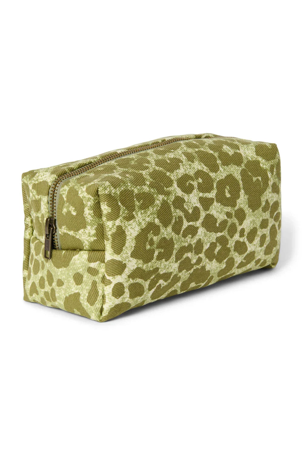 Grüner Leopard Baumwollbeutel