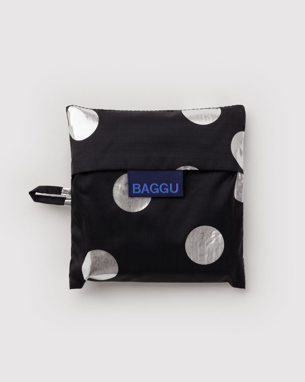 Standard Baggu - Silver Metallic Polka Dot - image 3