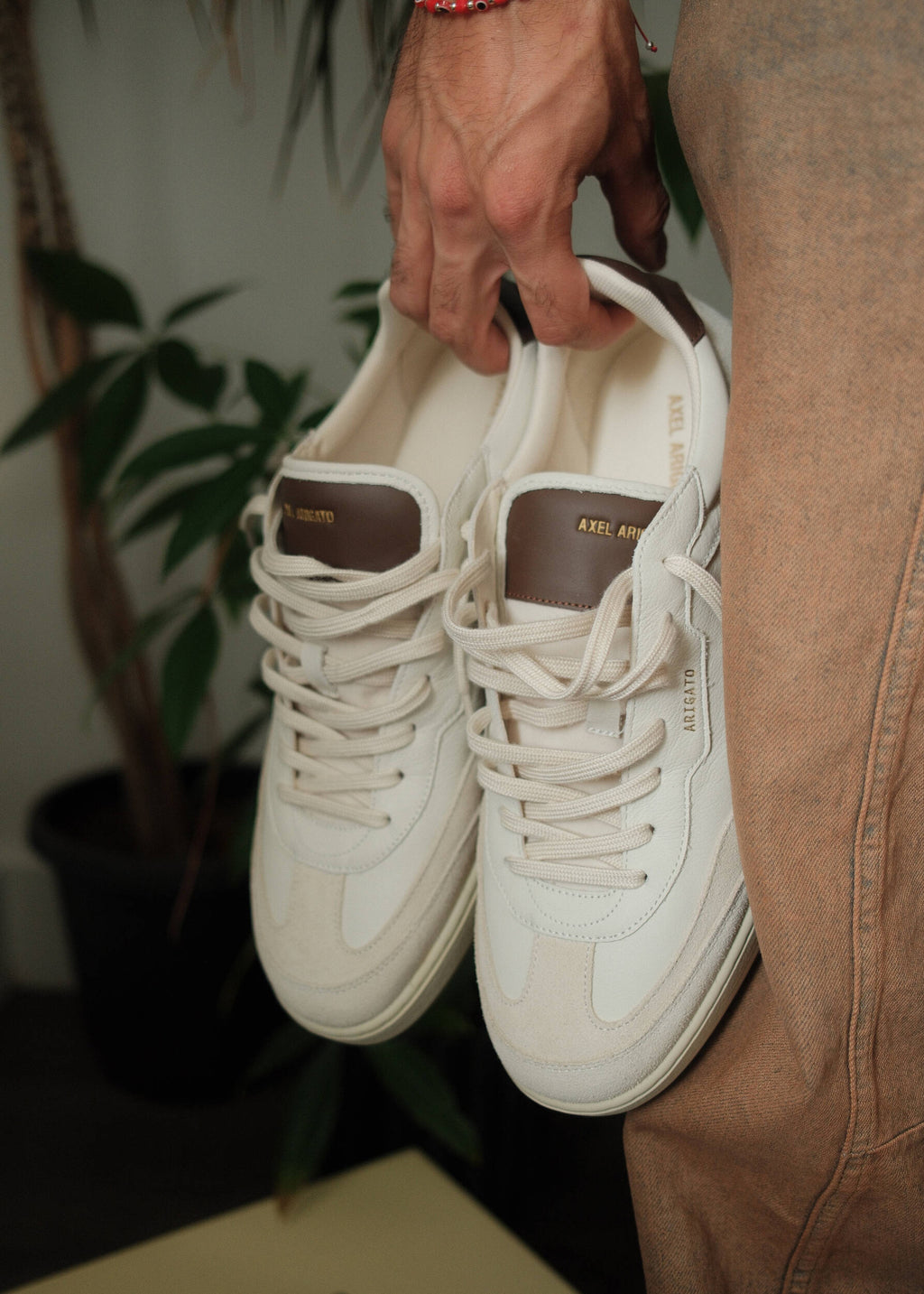 Dice T-Toe Sneaker - Light Beige/Brown - image 6