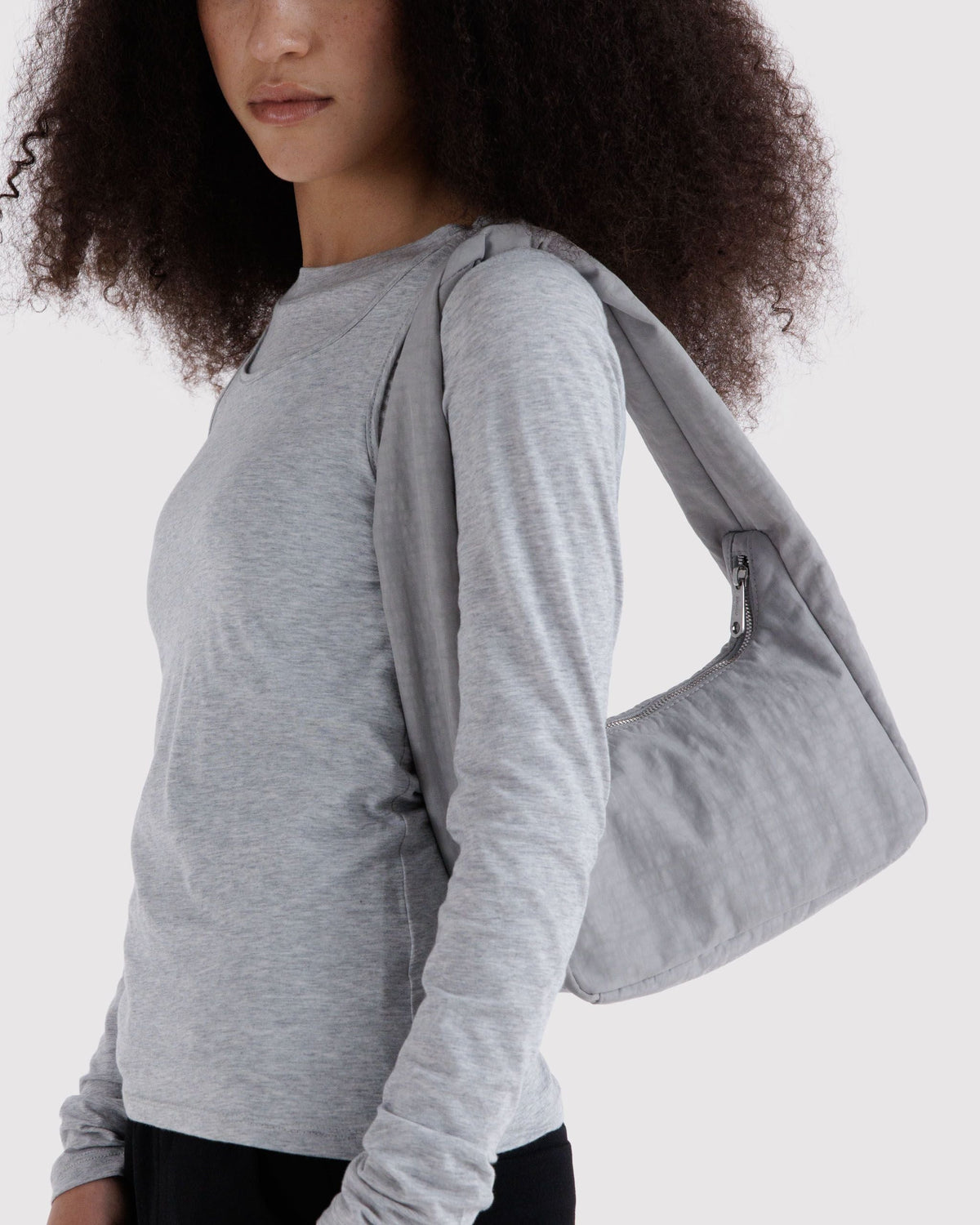 Small Nylon Meringue Bag - Fog - image 2