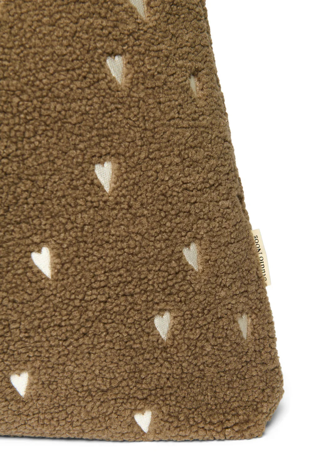 Bruine harten teddy mom bag
