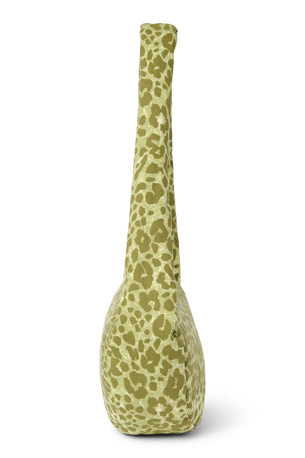 Grüne Leopard Baumwolle Mini Umhängetasche