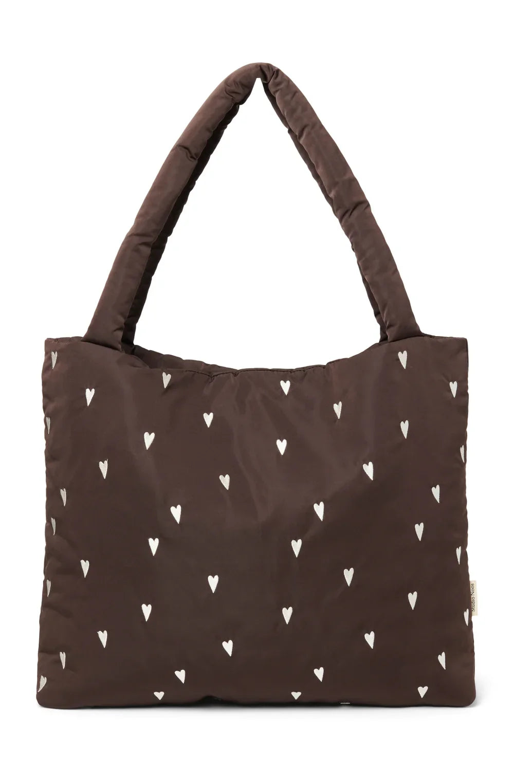 Black Puffy Mom Bag