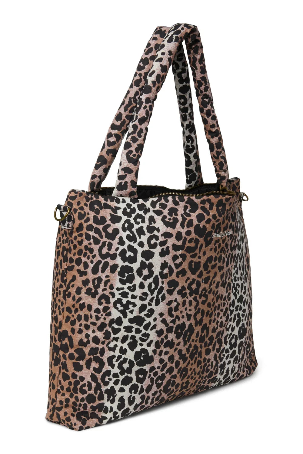 Hazel Leopard Wickeltasche aus weicher Baumwolle
