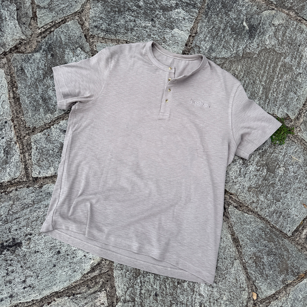 Henley T-Shirt - Grey