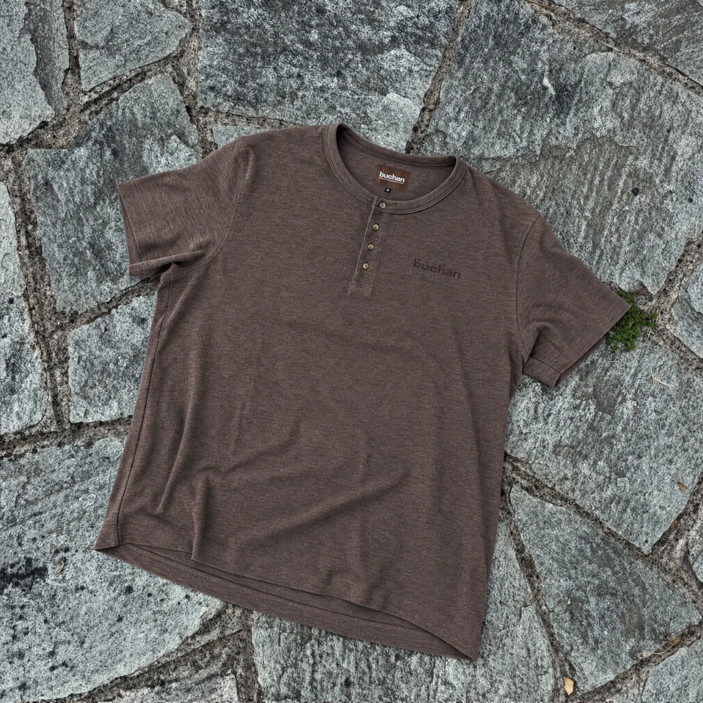 Henley T-Shirt - Brown