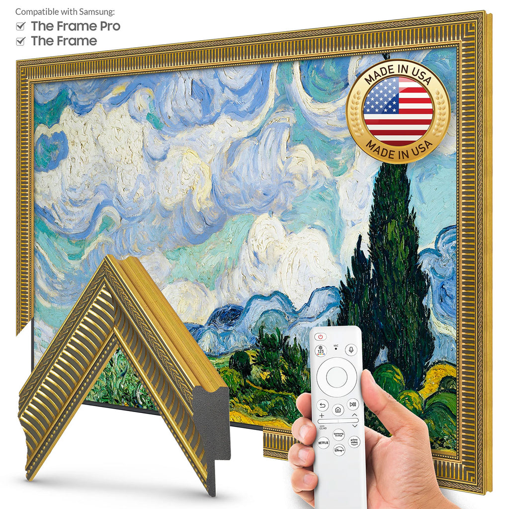 Frame My TV Samsung The Frame 43" Slim Frame In Empire Gold - FRM-SF-P6251-43-2021 - image 2