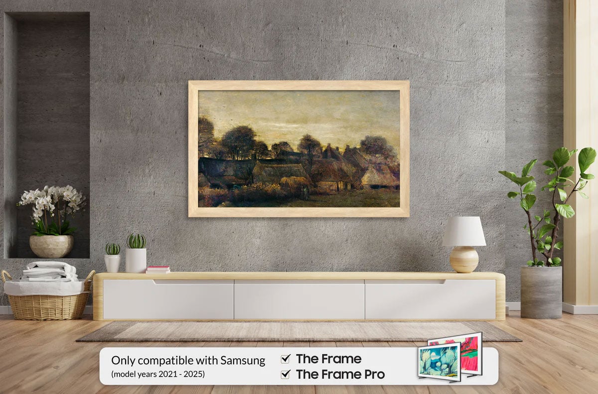 Frame My TV Samsung The Frame 43" Slim Frame In Museum Maple - FRM-SF-P6031-43-2021 - image 3