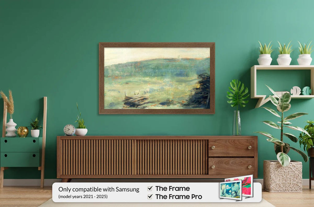 Frame My TV Samsung The Frame 75" Slim Frame In Museum Walnut - FRM-SF-P6033-75-2021 - image 3