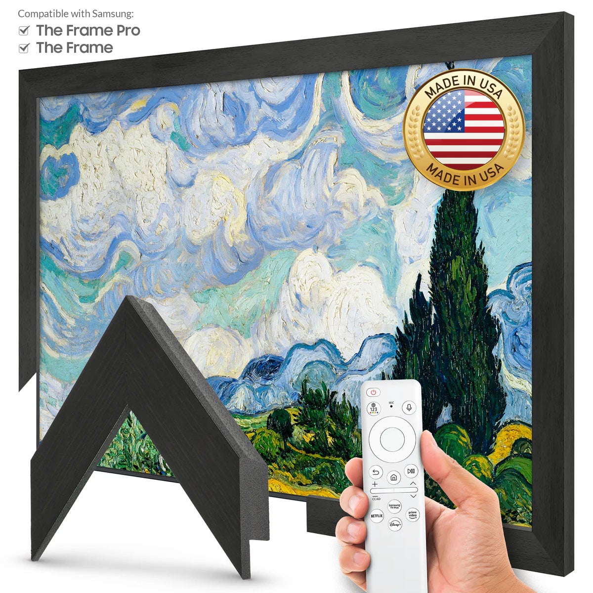 Frame My TV Samsung The Frame 32" Slim Frame In Museum Espresso - FRM-SF-P6035-32-2021 - image 2
