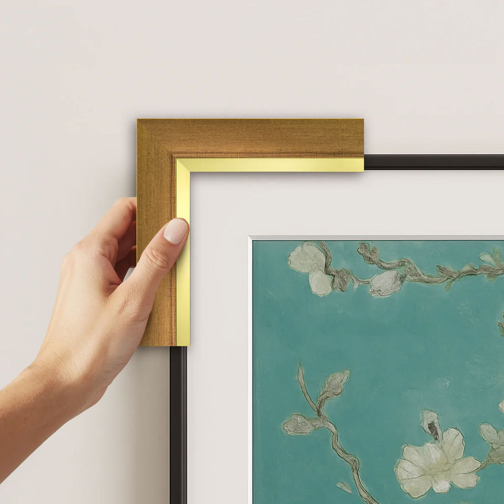 Frame My TV Samsung The Frame 50" Slim Frame In Modern Gold Leaf - FRM-SF-P6142-50-2021 - image 6