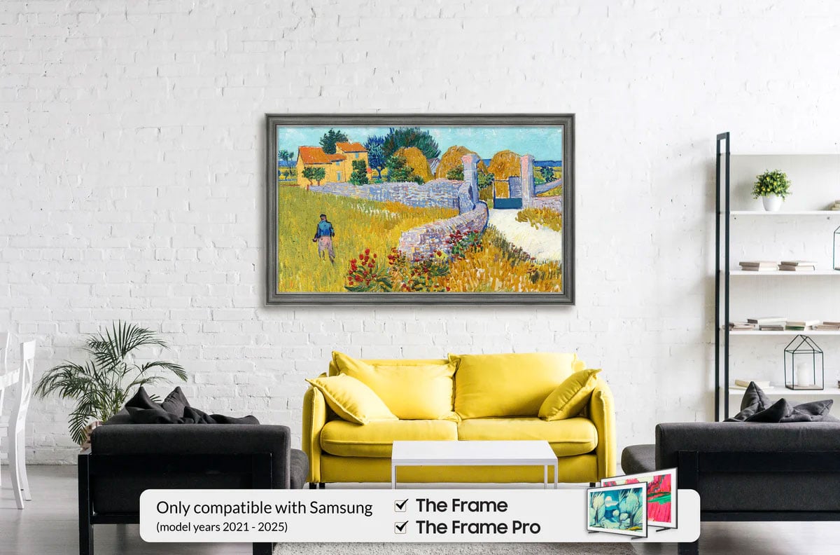 Frame My TV Samsung The Frame 32" Slim Frame In Industrial Iron - FRM-SF-P6368-32-2021 - image 3