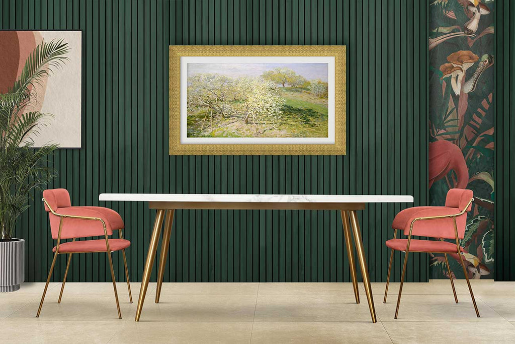 Frame My TV Samsung The Frame  65" Premiere Frame in Gatsby Gold - FRM-SF-P5210-65-2021 - image 4