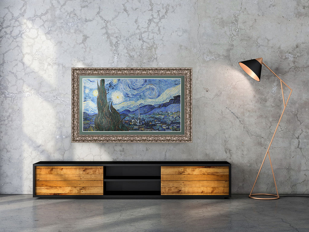 Frame My TV Samsung The Frame  85" Premiere Frame In Tuscan Silver - FRM-SF-D5086-85 - image 7