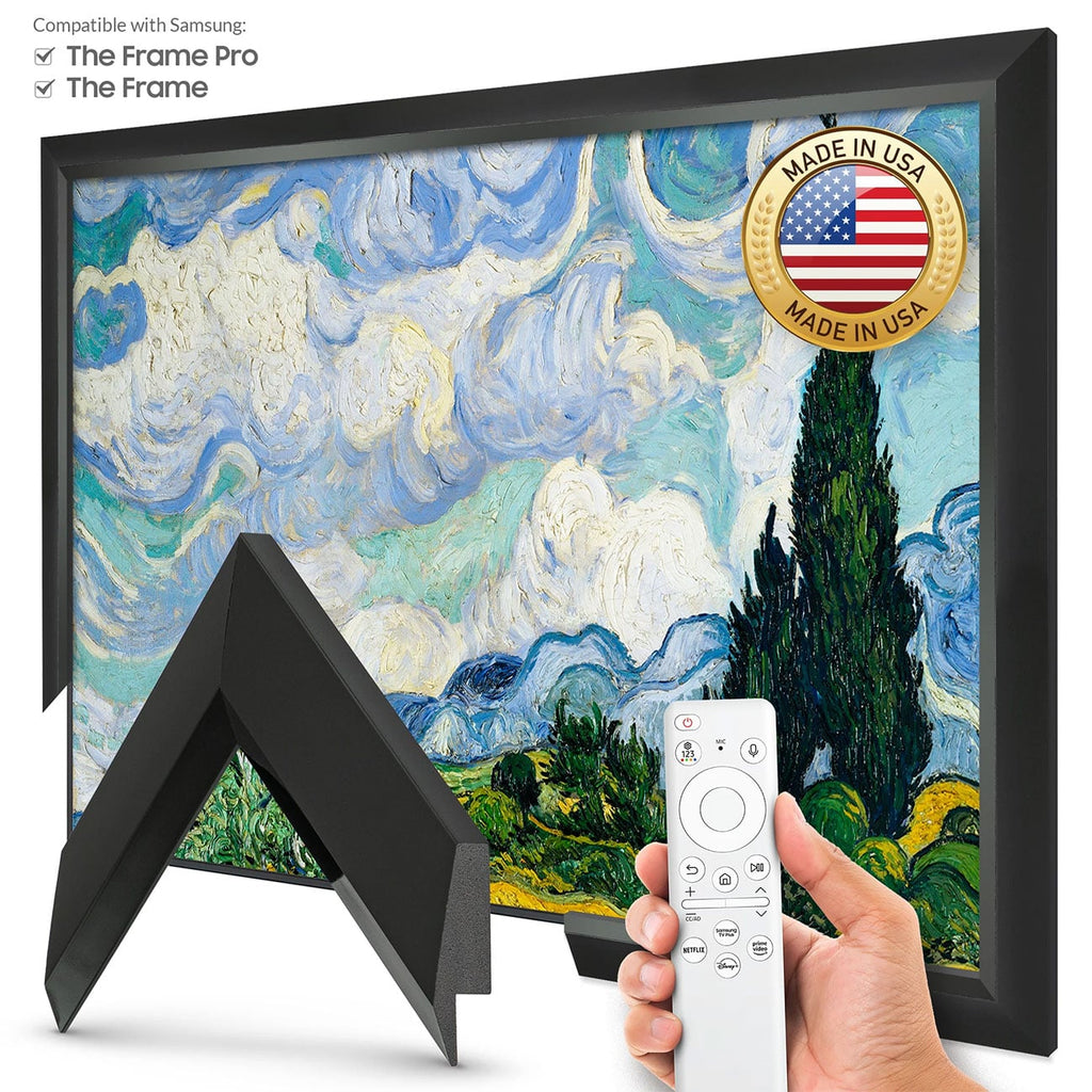Frame My TV Samsung The Frame 32" Slim Frame In Modern Tuxedo Black - FRM-SF-P6144-32-2021 - image 2