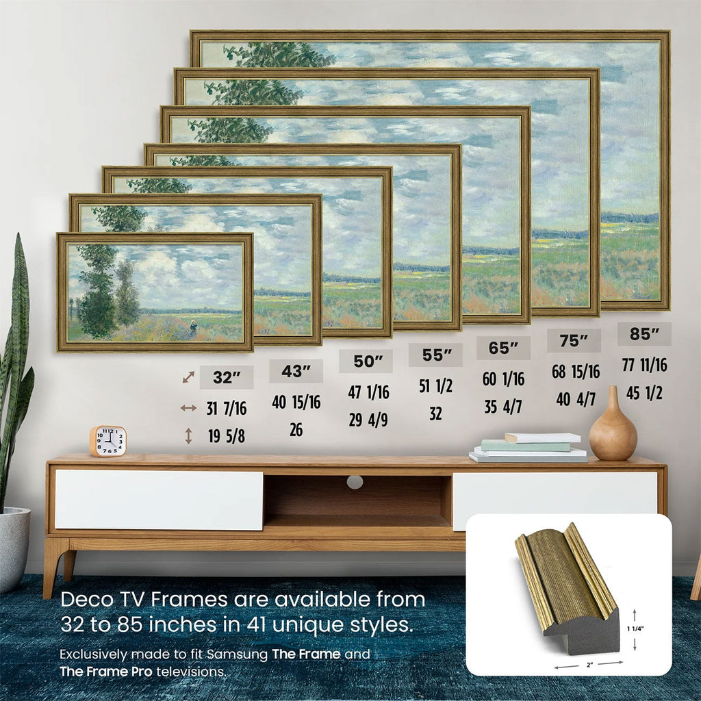 Frame My TV Samsung The Frame 50" Premiere Slim Frame In Industrial Brass - FRM-SF-P6362-50-2021 - image 5