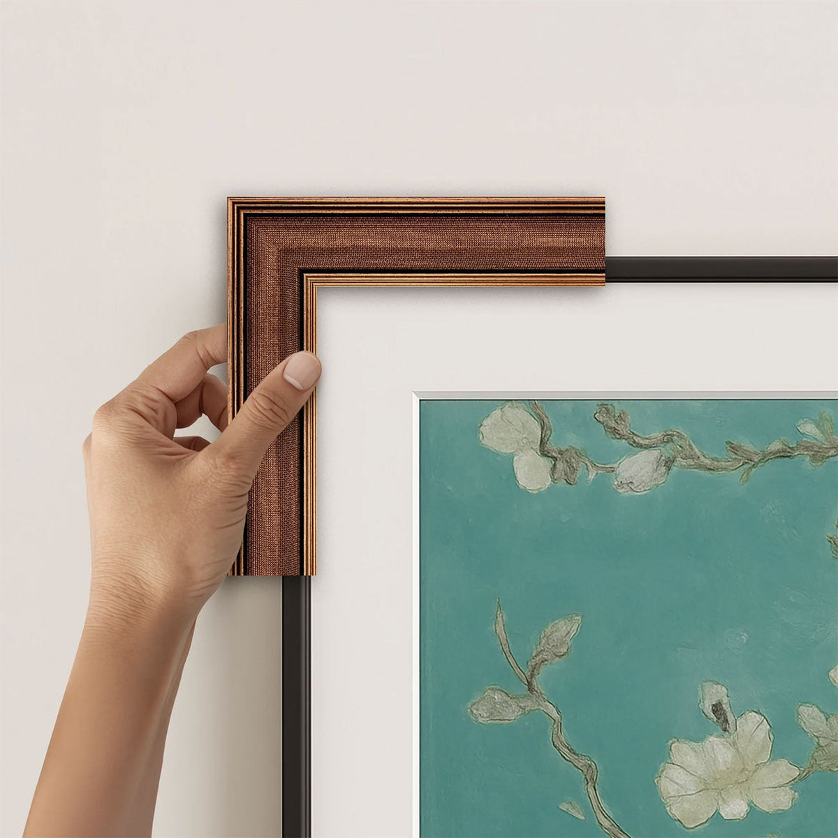 Frame My TV Samsung The Frame 55" Slim Frame In Industrial Copper - FRM-SF-P6366-55-2021 - image 4