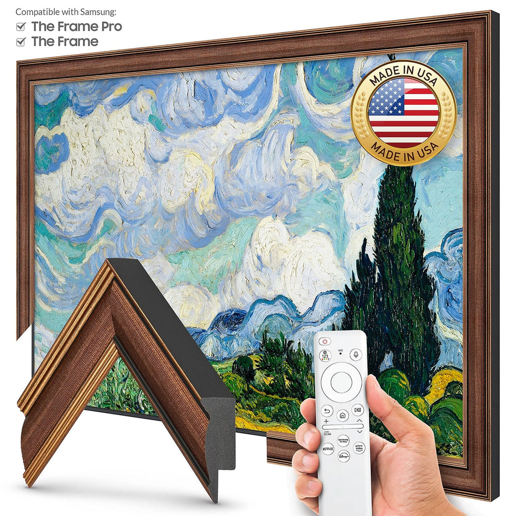 Frame My TV Samsung The Frame 43" Slim Frame In Industrial Copper - FRM-SF-P6366-43-2021 - image 2