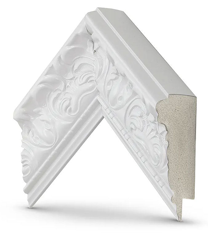 Frame My TV Samsung The Frame 32" Premiere Frame In Tuscan Gloss White - FRM-SF-P5088-32-2021 - image 1