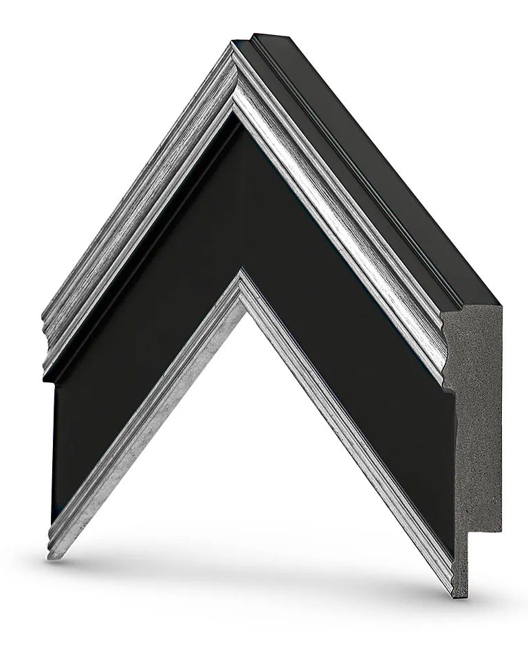 Frame My TV Samsung The Frame 32" Premiere Frame In Antique Silver & Black - FRM-SF-P5185-32-2021 - image 1