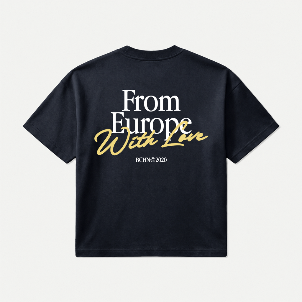 From Europe With Love T-Shirt - Navy