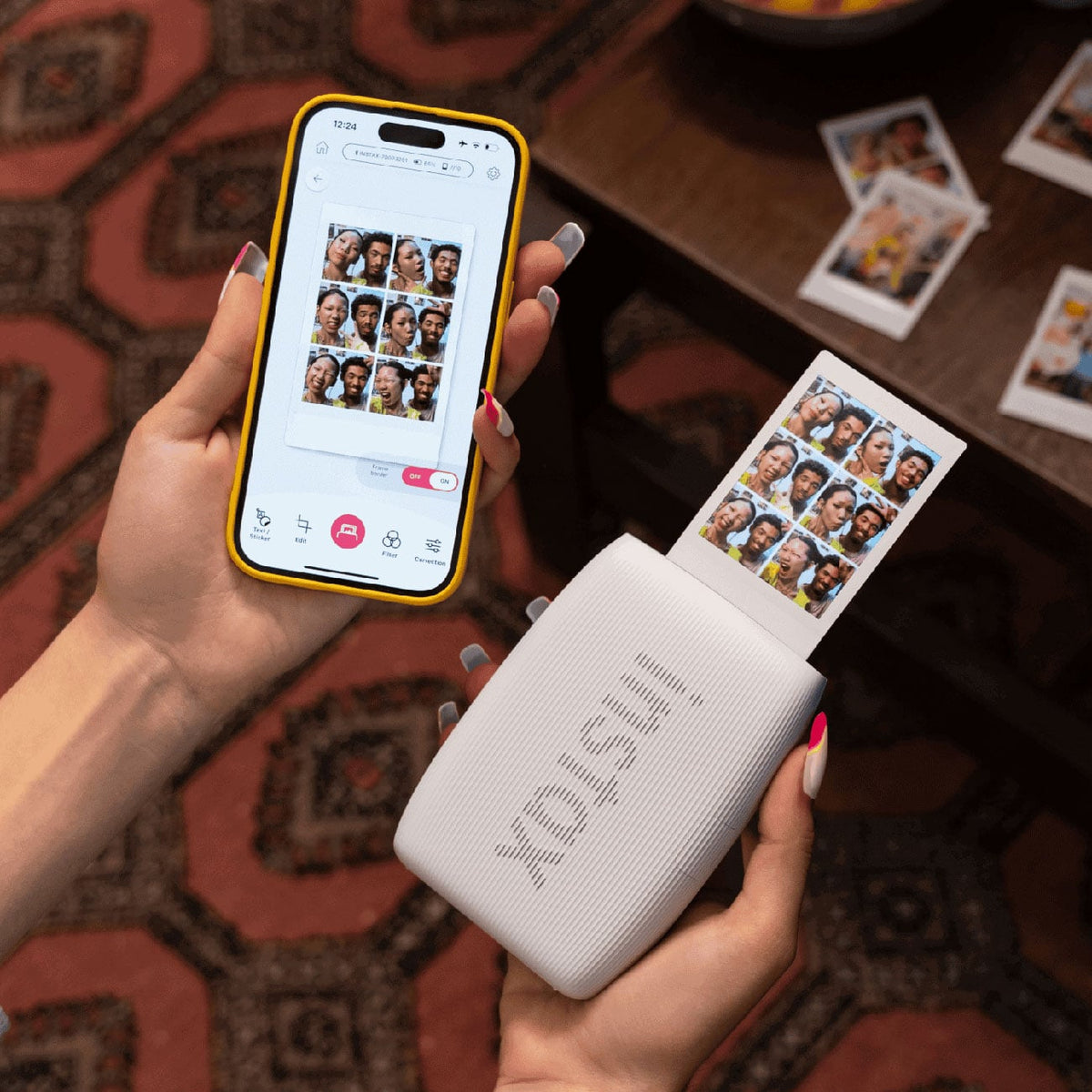 Fujifilm instax mini Link 3 Smartphone Printer in Clay White - 16832194 & PRO80543 - image 10
