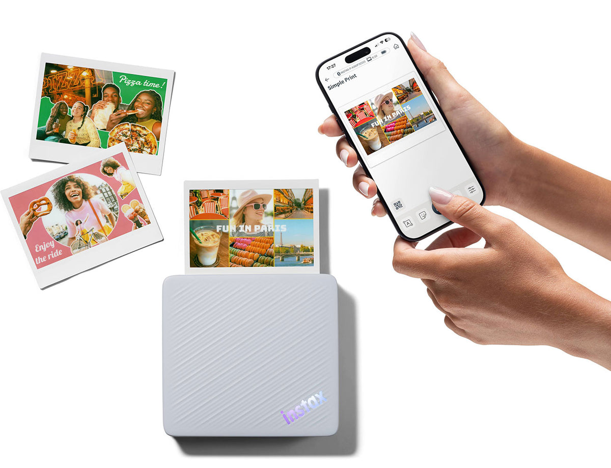Fujifilm instax Link WIDE 2 Smartphone Printer in Duo Blue - 16982224 & 16534 - image 6