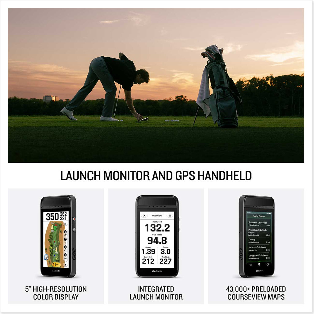 Garmin Approach G82 Launch Monitor and Premium GPS Golf Handheld - 010-02943-00 - image 2