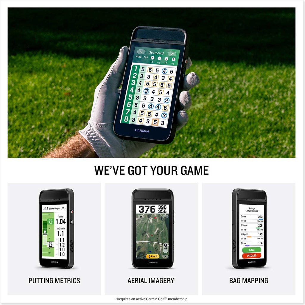 Garmin Approach G82 Launch Monitor and Premium GPS Golf Handheld - 010-02943-00 - image 4