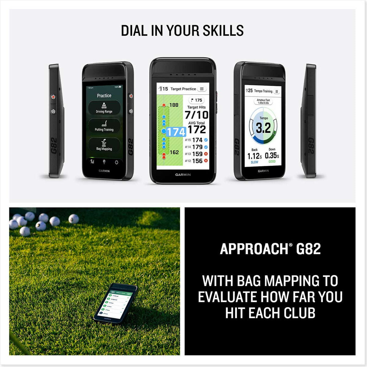 Garmin Approach G82 Launch Monitor and Premium GPS Golf Handheld - 010-02943-00 - image 7