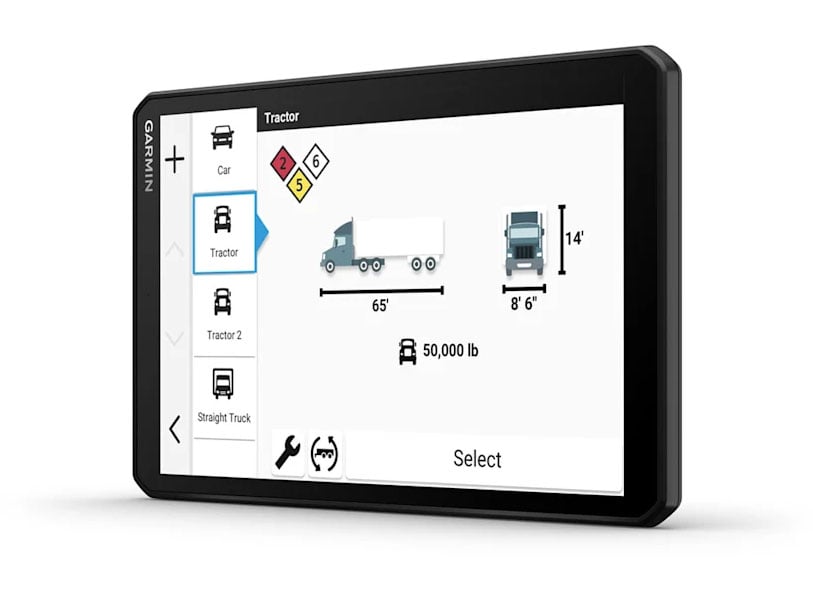 Garmin dezl OTR820 Trucking GPS 8-Inch with Custom Truck Routing - 010-02925-00 - image 3