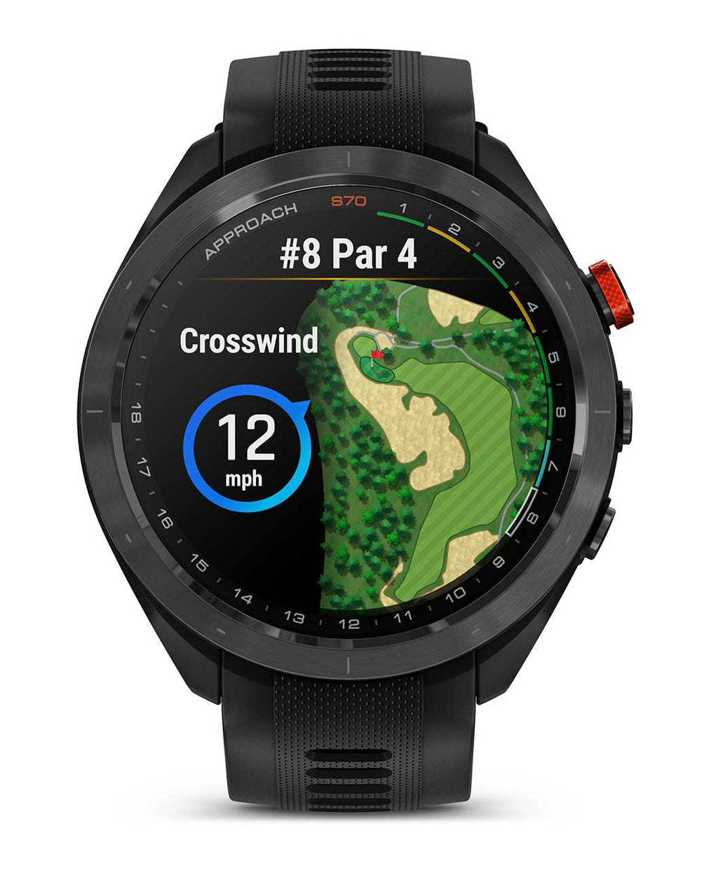 Garmin Approach S70 Black Silicone Band Smartwatch, 47mm - 010-02746-02 - image 8