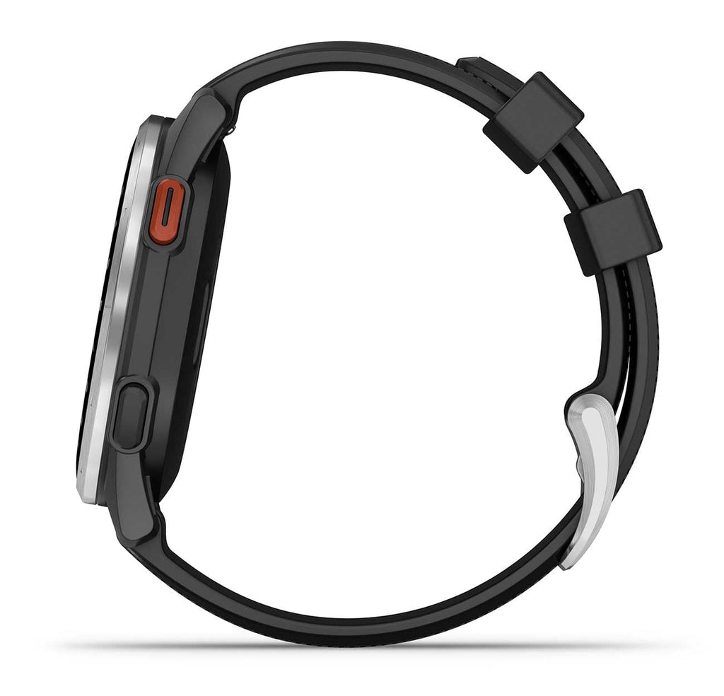 Garmin Approach S44 43mm Golf Smartwatch, Silver Aluminum with Black Silicone Band - 010-03009-00 - image 10