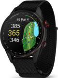 Garmin Approach S72 GPS Smartwatch 47mm in Carbon Gray/Red DLC Titanium Bezel with Black ComfortFit Fabri - image 1