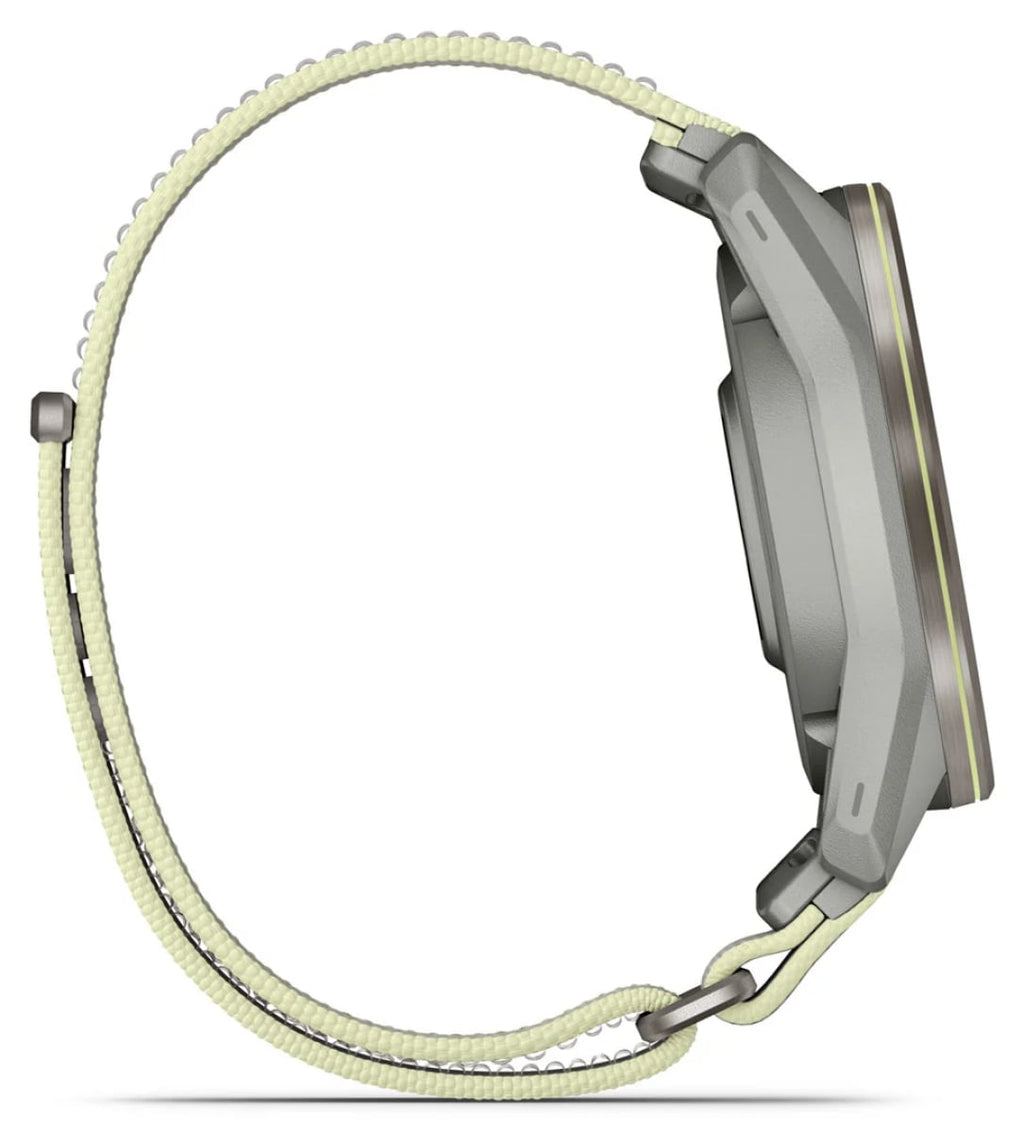 Garmin Approach S72 GPS Smartwatch 47mm in Silver/Citron Titanium Bezel with Fog Gray/Citron ComfortFit F - image 5