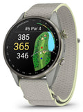 Garmin Approach S72 GPS Smartwatch 47mm in Silver/Citron Titanium Bezel with Fog Gray/Citron ComfortFit F - image 1