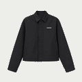 Chaqueta Croco Reactiva al Agua - Negra