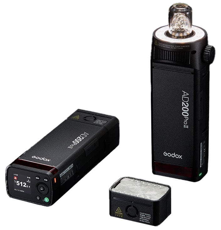 Godox AD200Pro II Pocket Flash Head Kit - AD200PROII - image 1