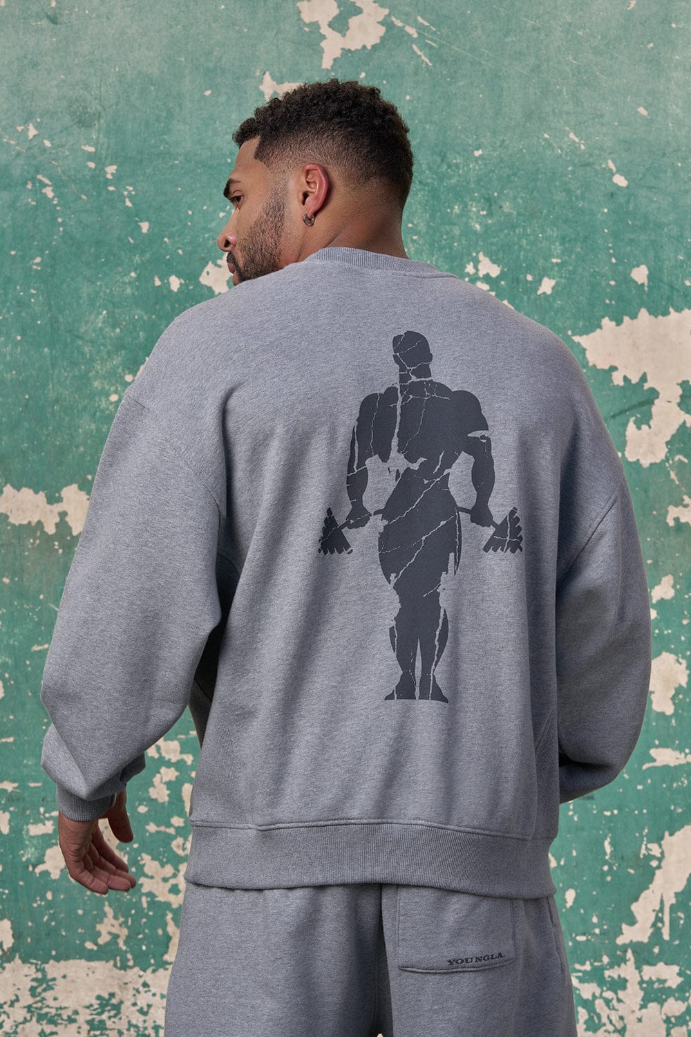 5166 - Sweats cols ronds vintage Gold's Iron Legacy