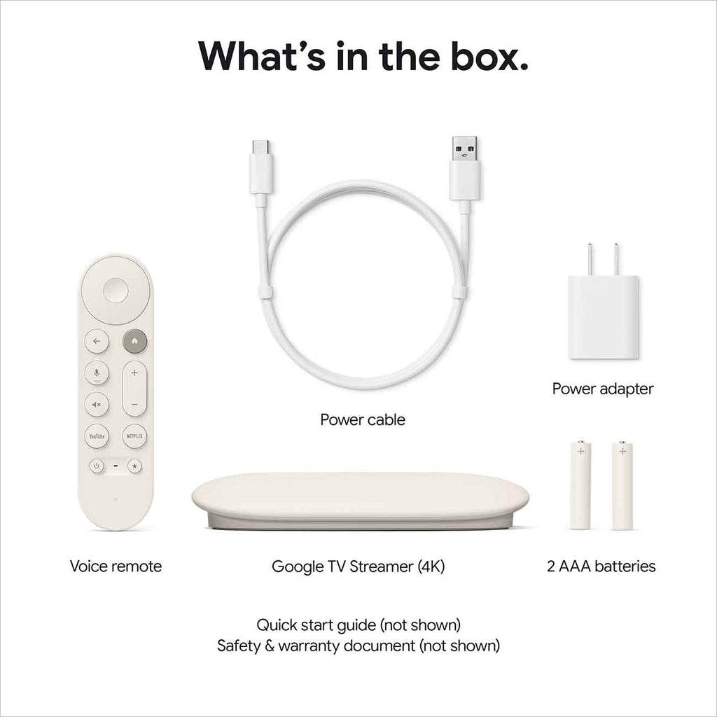 Google TV Streamer (4K) in Porcelain - GA05662-US - image 6