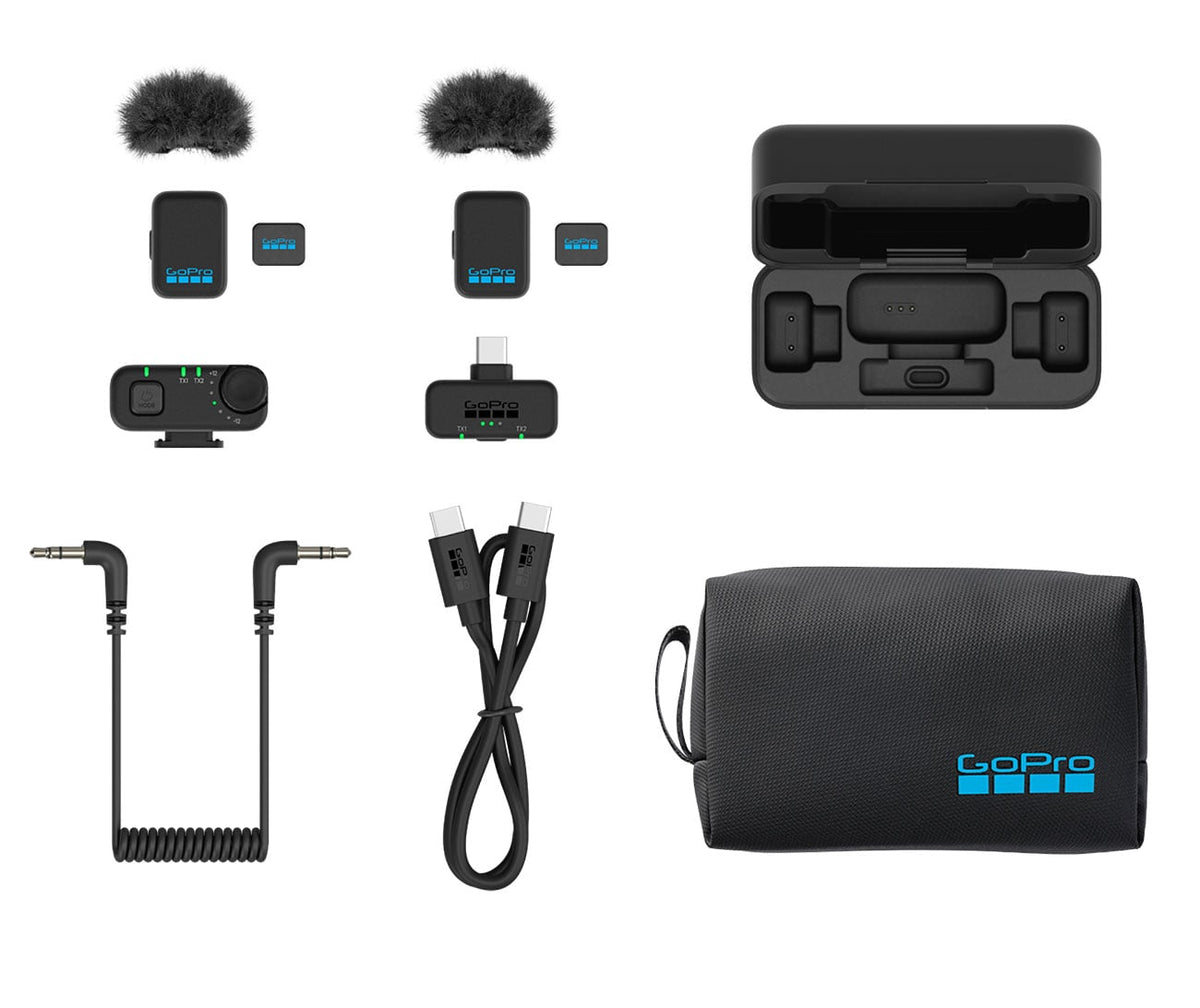 GoPro Wireless Mic Complete Kit with 2 Transmitters and Charging Case - AWMIC-010 - image 2