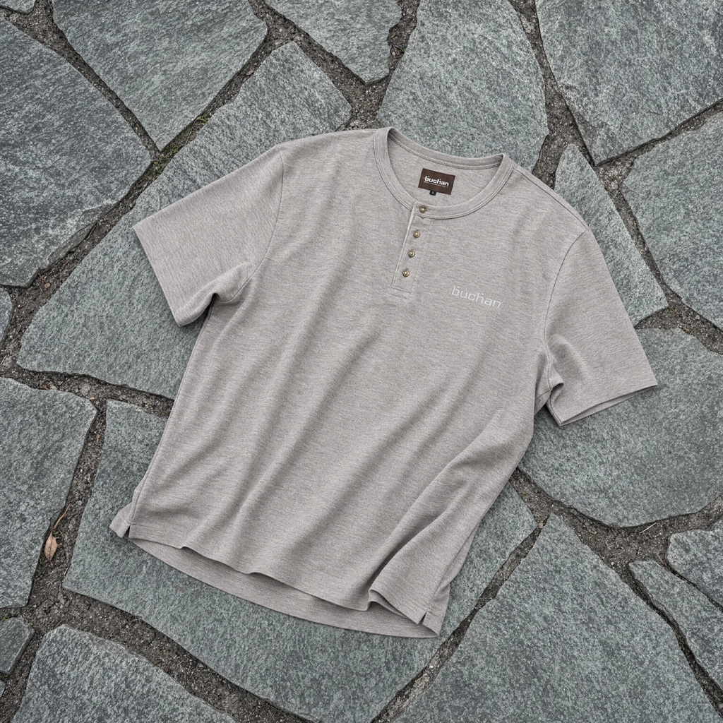 Henley T-Shirt - Dark Beige