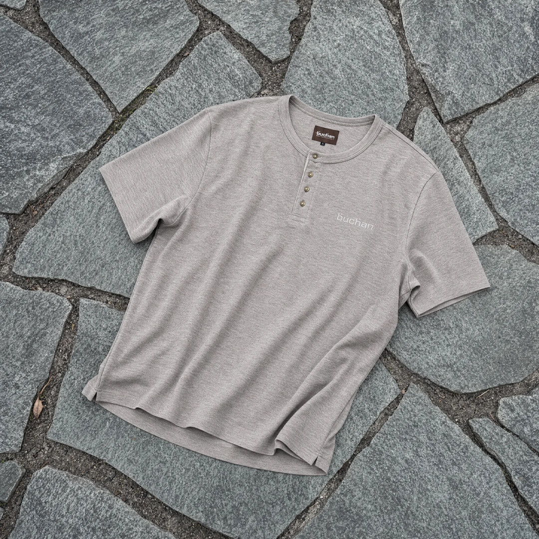 Henley T-Shirt - Dark Beige